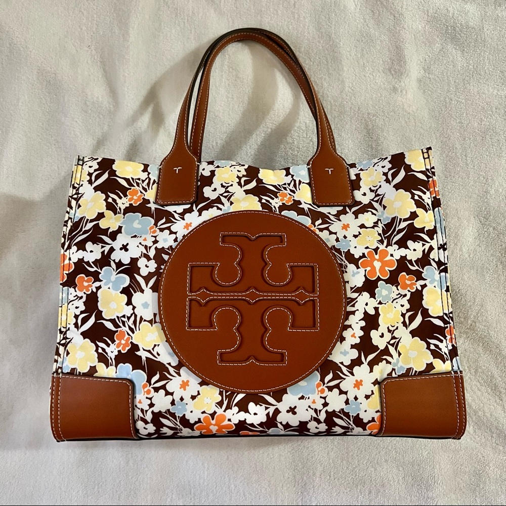 Tory Burch Ella Tote Mini “Lucky Meadow”